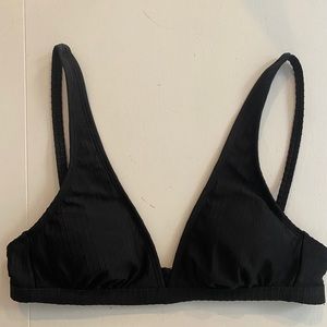 Black Triangle Bathing suit Bikini Top Adjustable